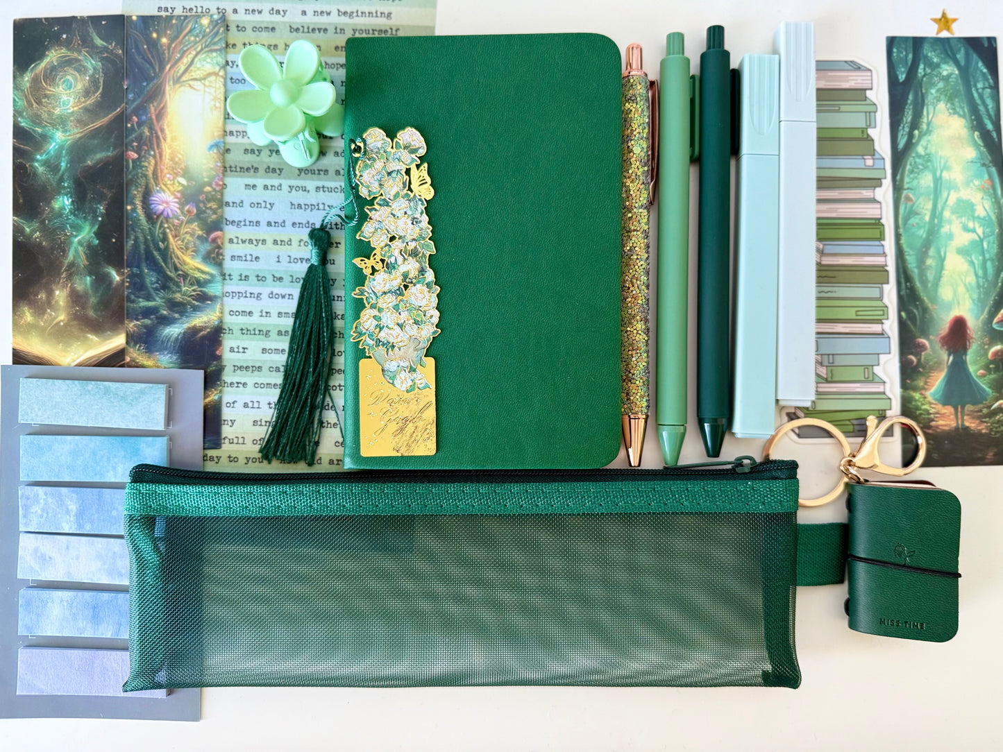 Aesthetic Green Bookish Bundle