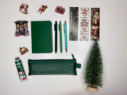 Emerald Christmas Bookish Gift Set