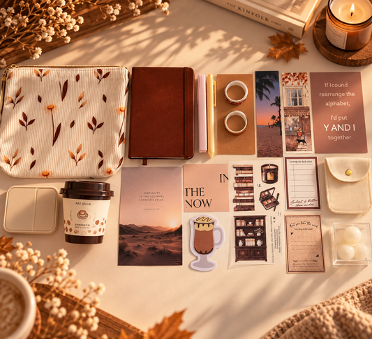 Coffee Cup Makeup Puff Set ☕🤎
