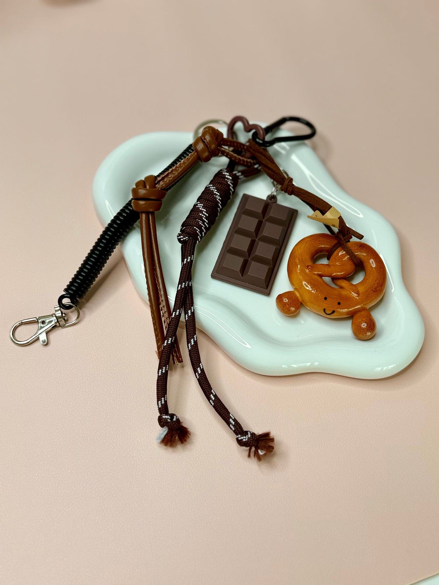 Pretzel & Chocolate Charm Set