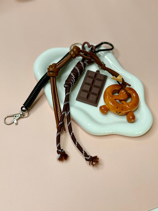 Pretzel & Chocolate Charm Set