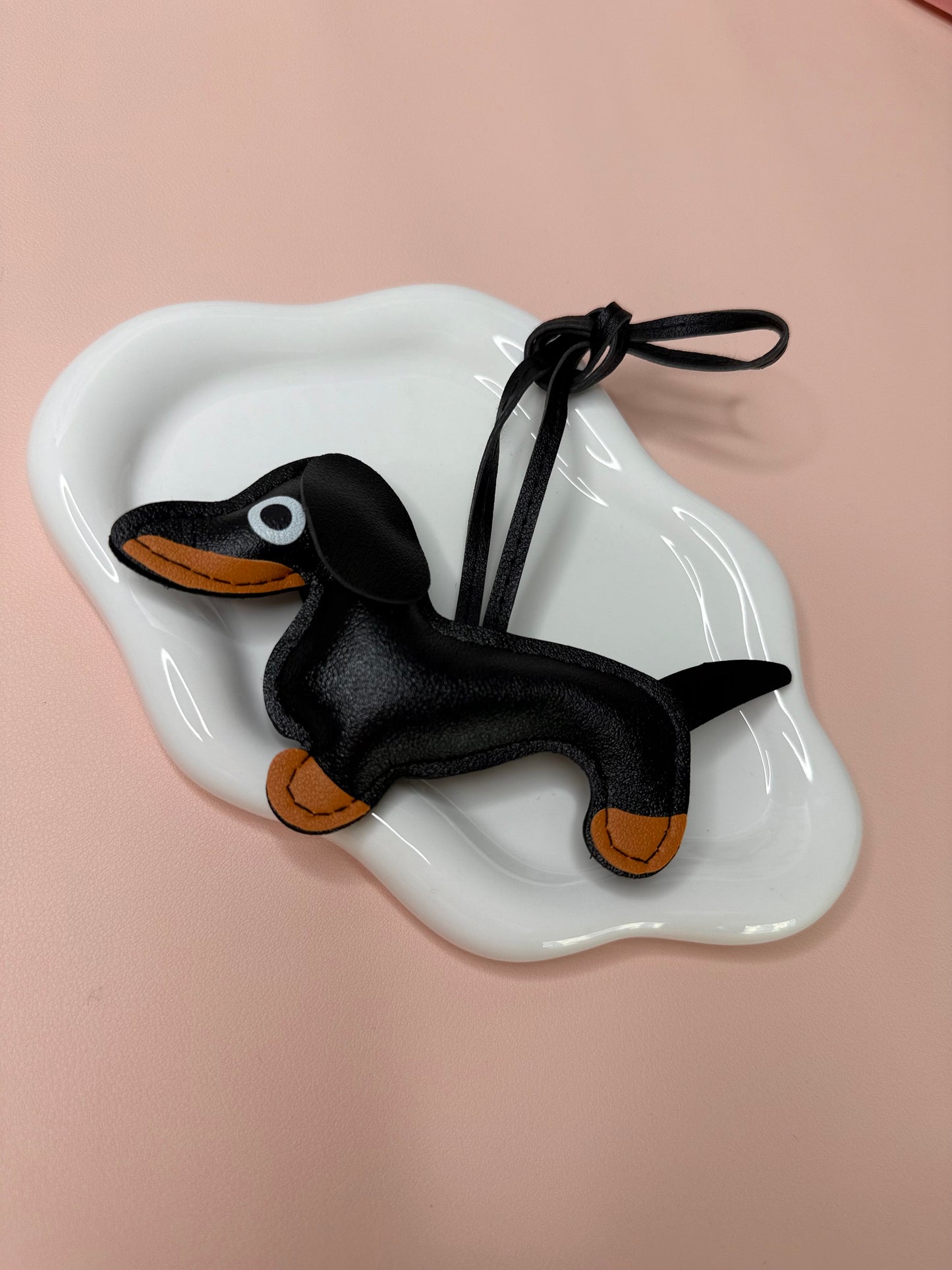 Black Dachshund Charm