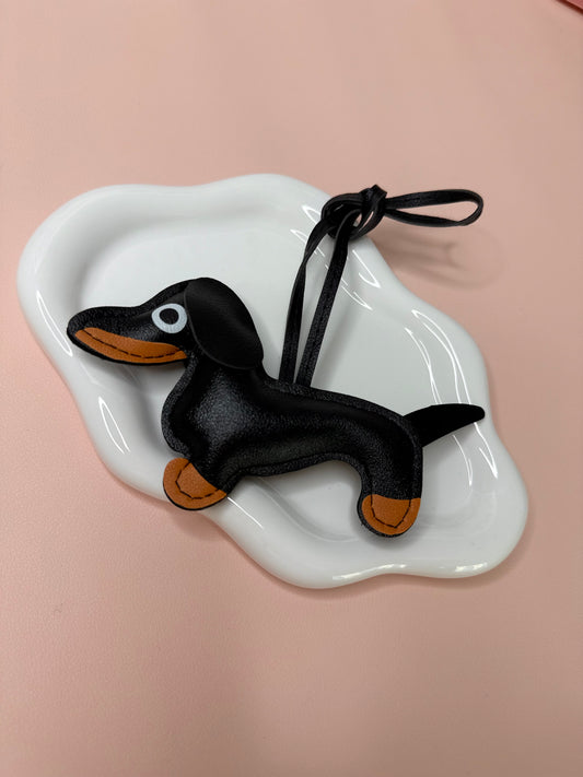 Black Dachshund Charm