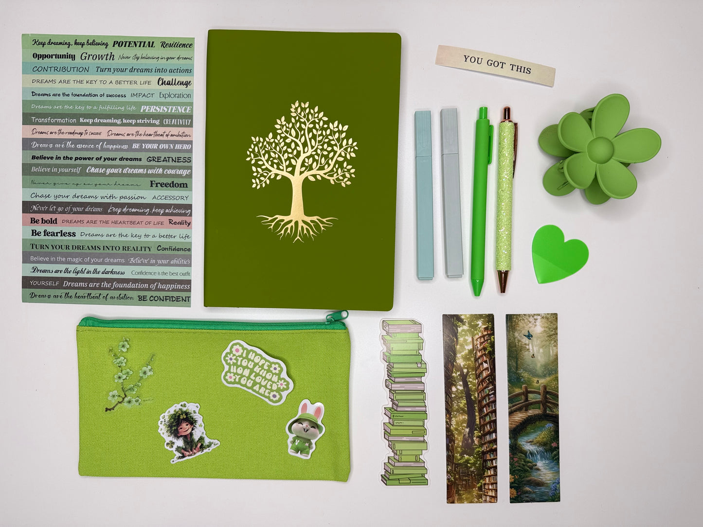Green Tree Serenity Bookish Bundle