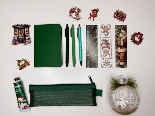 Emerald Christmas Bookish Gift Set