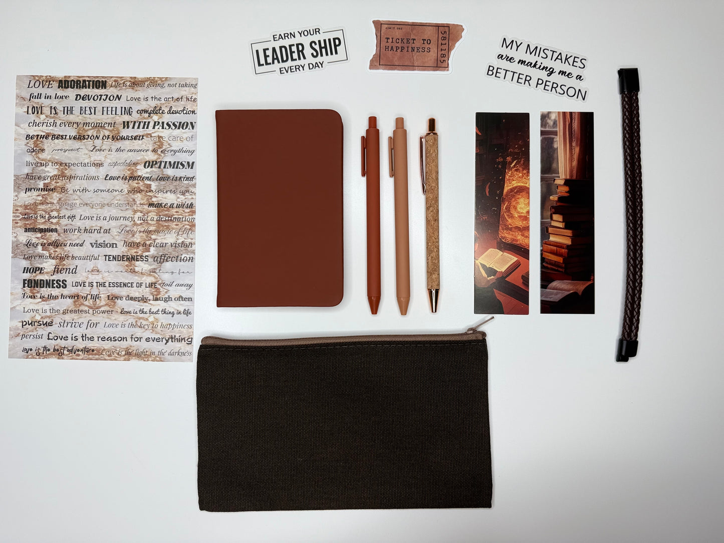 Chestnut & Coffee Bookish Men’s Set