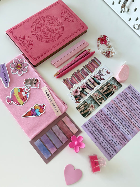 Aesthetic Pink Bookish Bundle