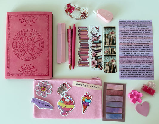 Aesthetic Pink Bookish Bundle