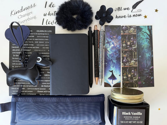 Black Bookish Bundle & Charm